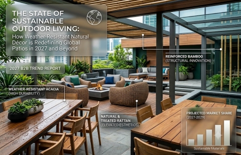 The State of Sustainable Outdoor Living: How Weather-Resistant Natural Décor is Transforming Modern Patios